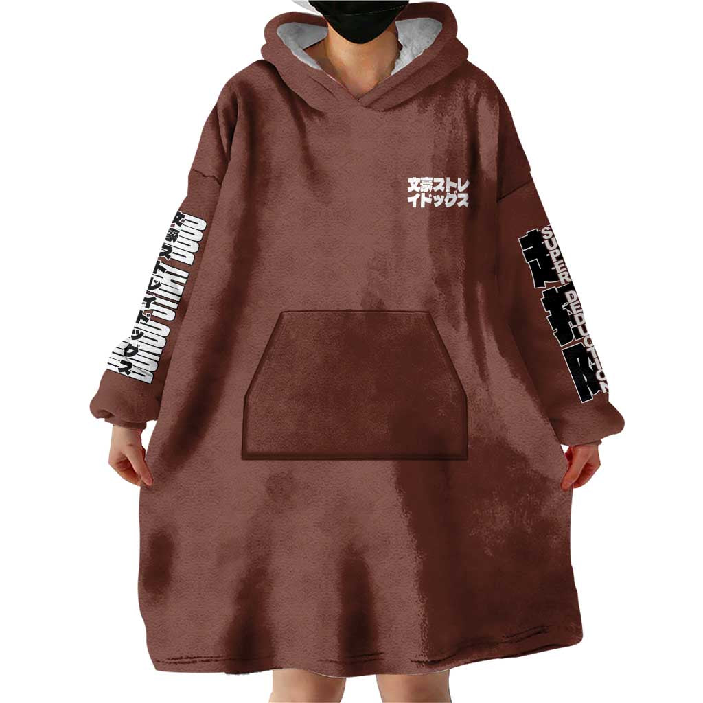 Edogawa Ranpo Bungou Stray Dogs Wearable Blanket Hoodie Japan Anime Style - The Mazicc