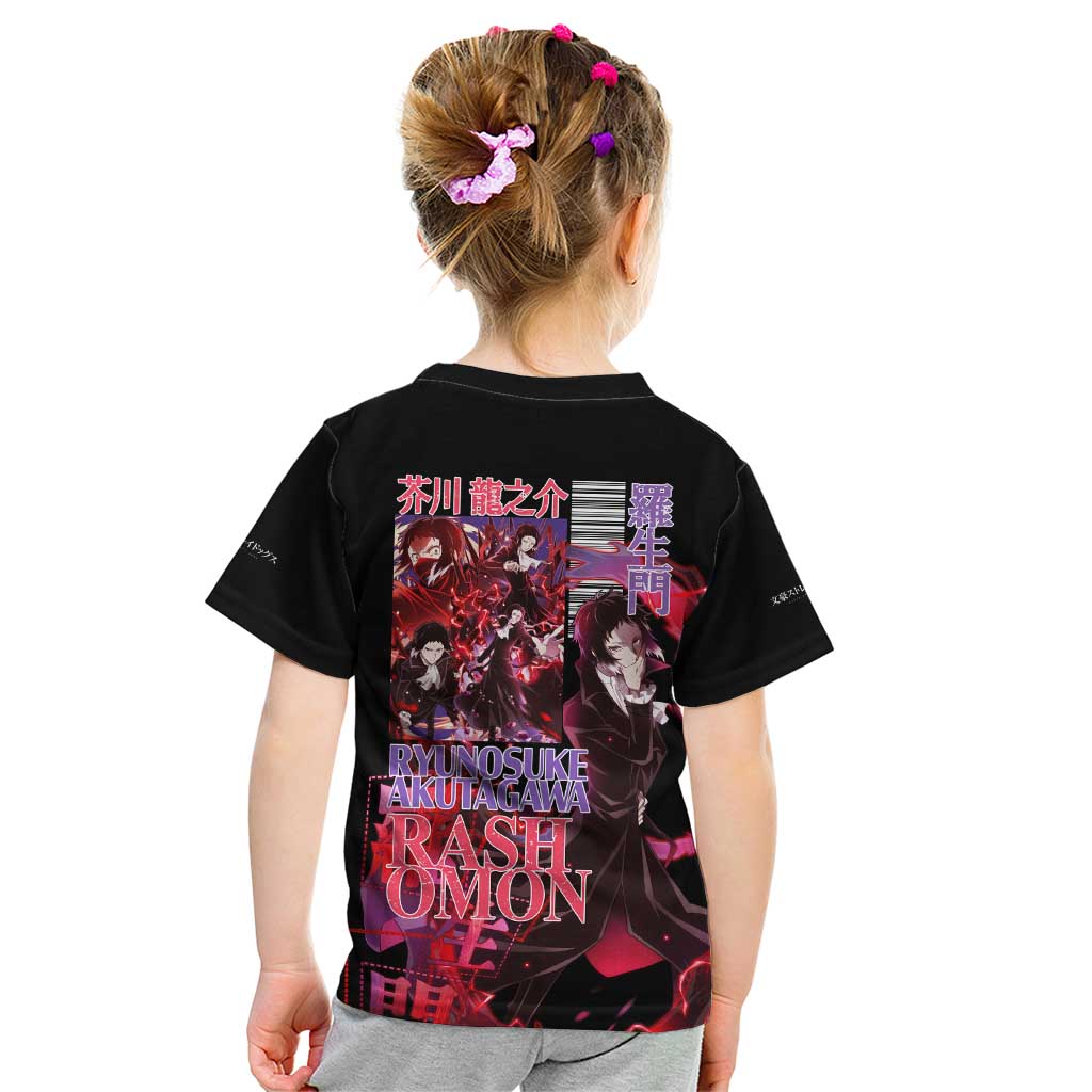 Ryunosuke Akutagawa Bungou Stray Dogs Kid T Shirt Japan Anime Style - The Mazicc