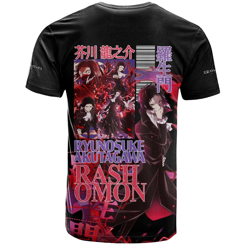Ryunosuke Akutagawa Bungou Stray Dogs T Shirt Japan Anime Style - The Mazicc