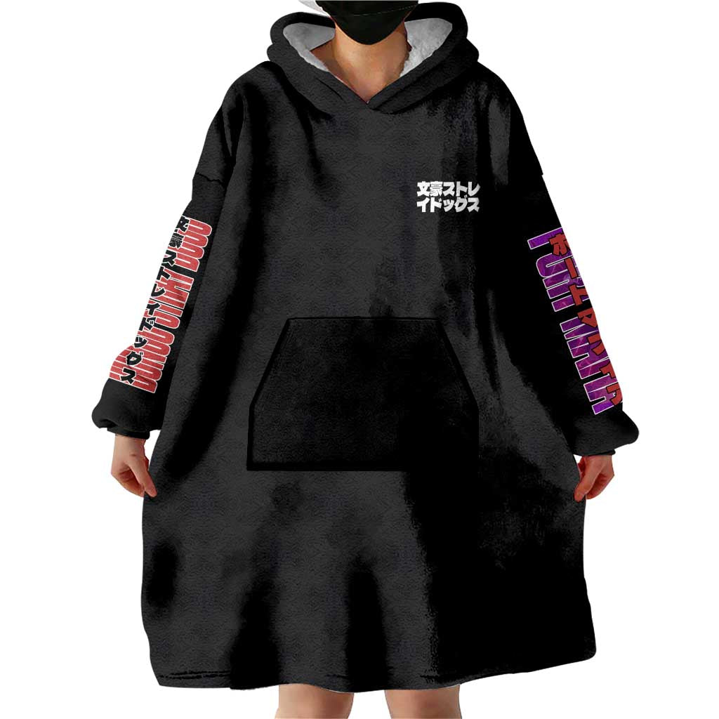 Ryunosuke Akutagawa Bungou Stray Dogs Wearable Blanket Hoodie Japan Anime Style - The Mazicc