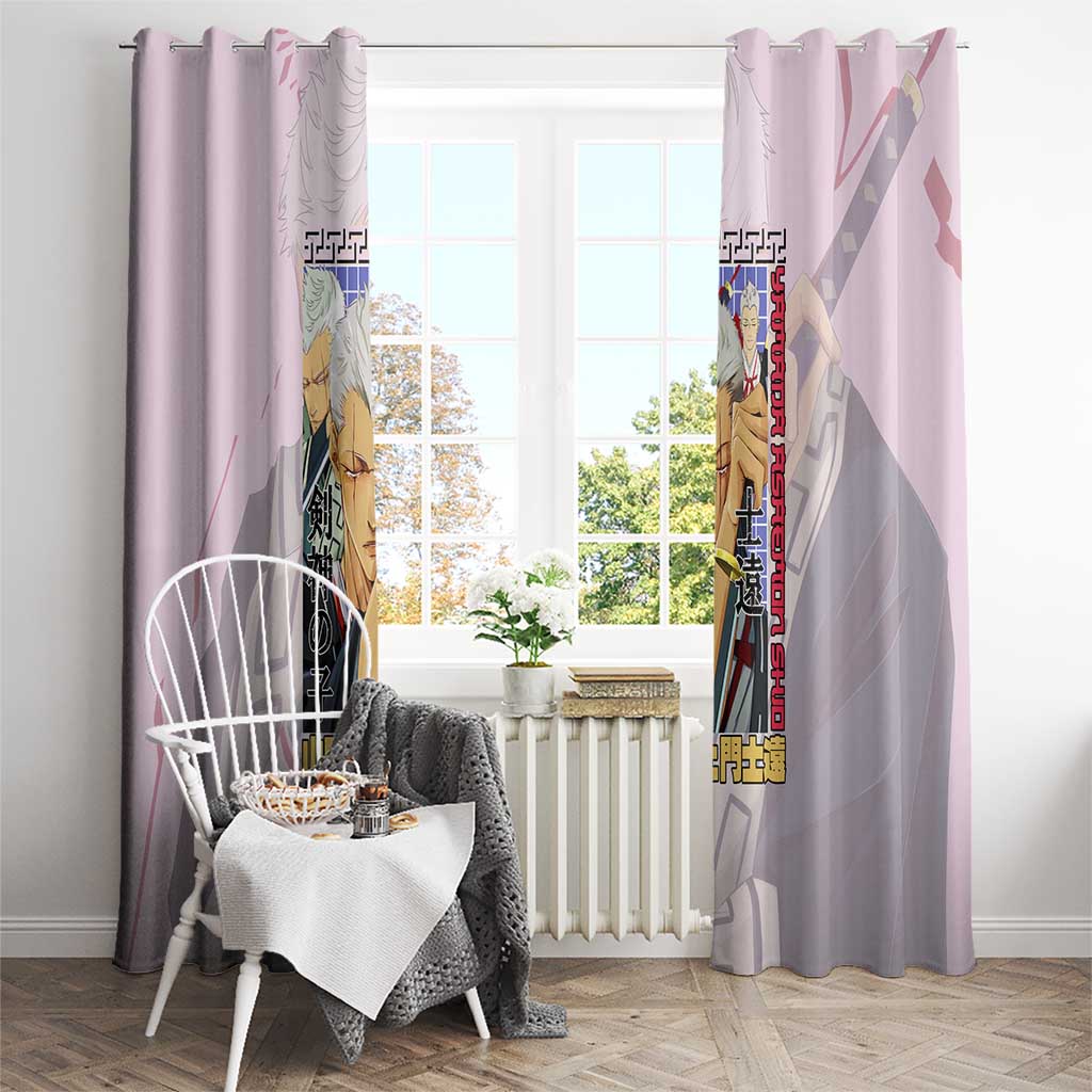 Yamada Asaemon Shion Hell’s Paradise Window Curtain Japan Anime Style - The Mazicc