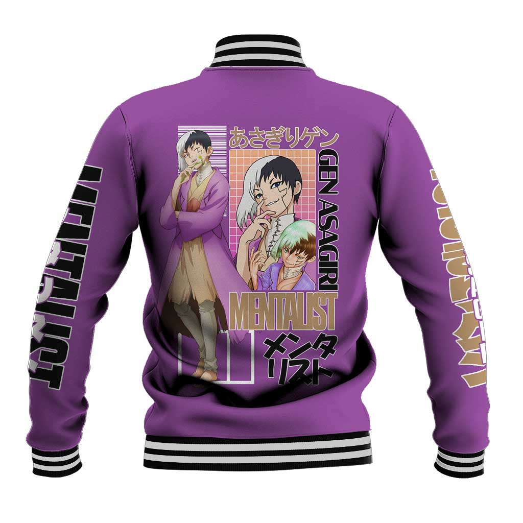 Gen Asagiri Dr. Stone Streetwear Baseball Jacket Japan Anime Style - The Mazicc