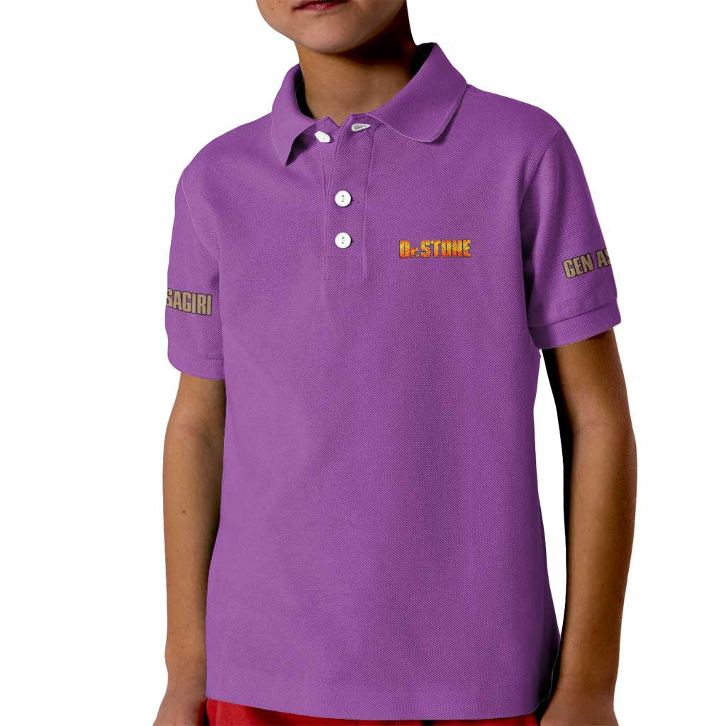 Gen Asagiri Dr. Stone Streetwear Kid Polo Shirt Japan Anime Style - The Mazicc