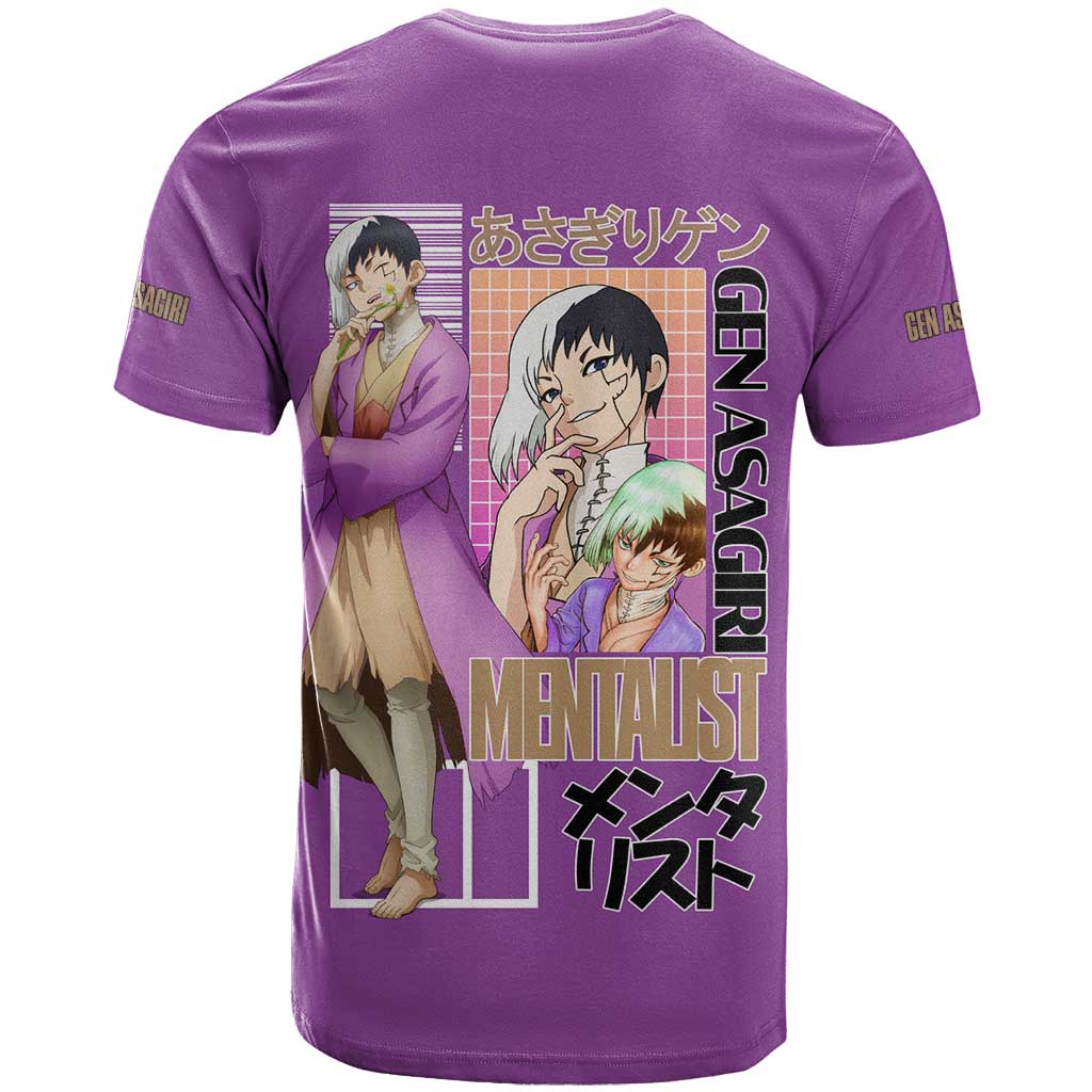 Gen Asagiri Dr. Stone Streetwear T Shirt Japan Anime Style - The Mazicc