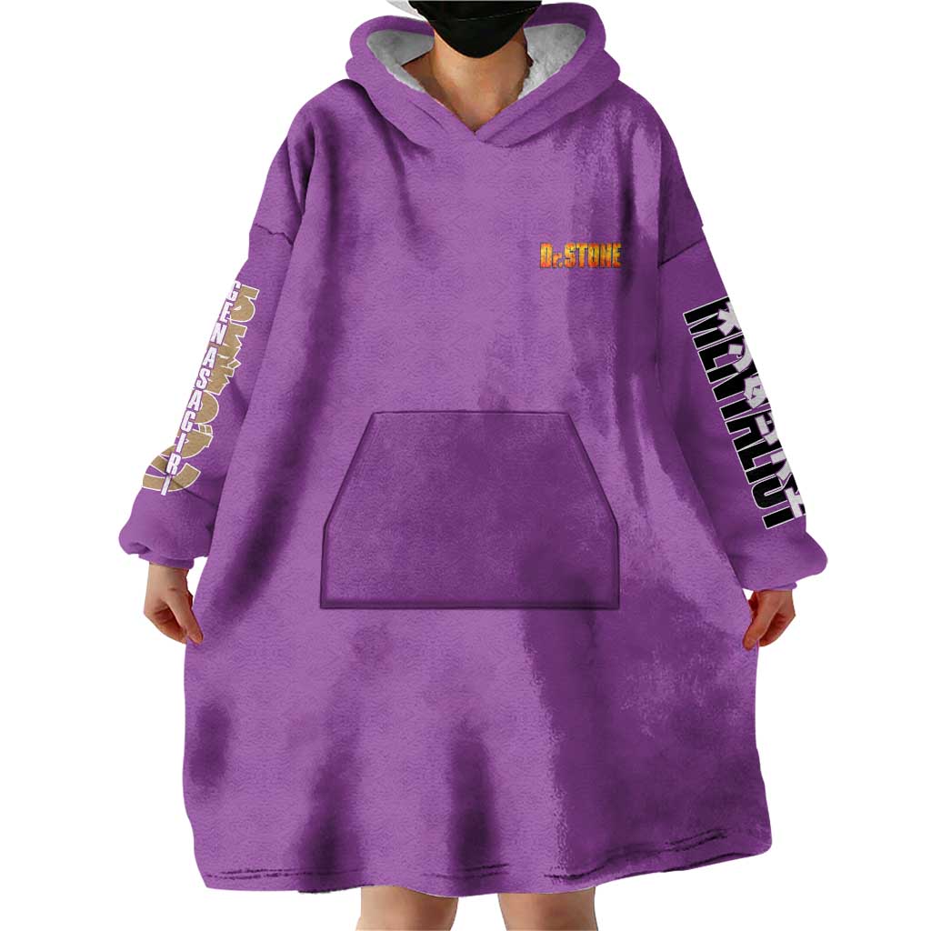 Gen Asagiri Dr. Stone Streetwear Wearable Blanket Hoodie Japan Anime Style - The Mazicc