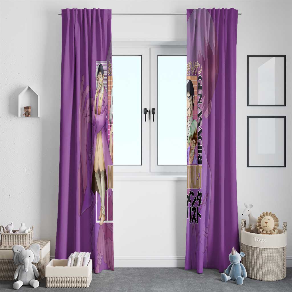 Gen Asagiri Dr. Stone Streetwear Window Curtain Japan Anime Style - The Mazicc