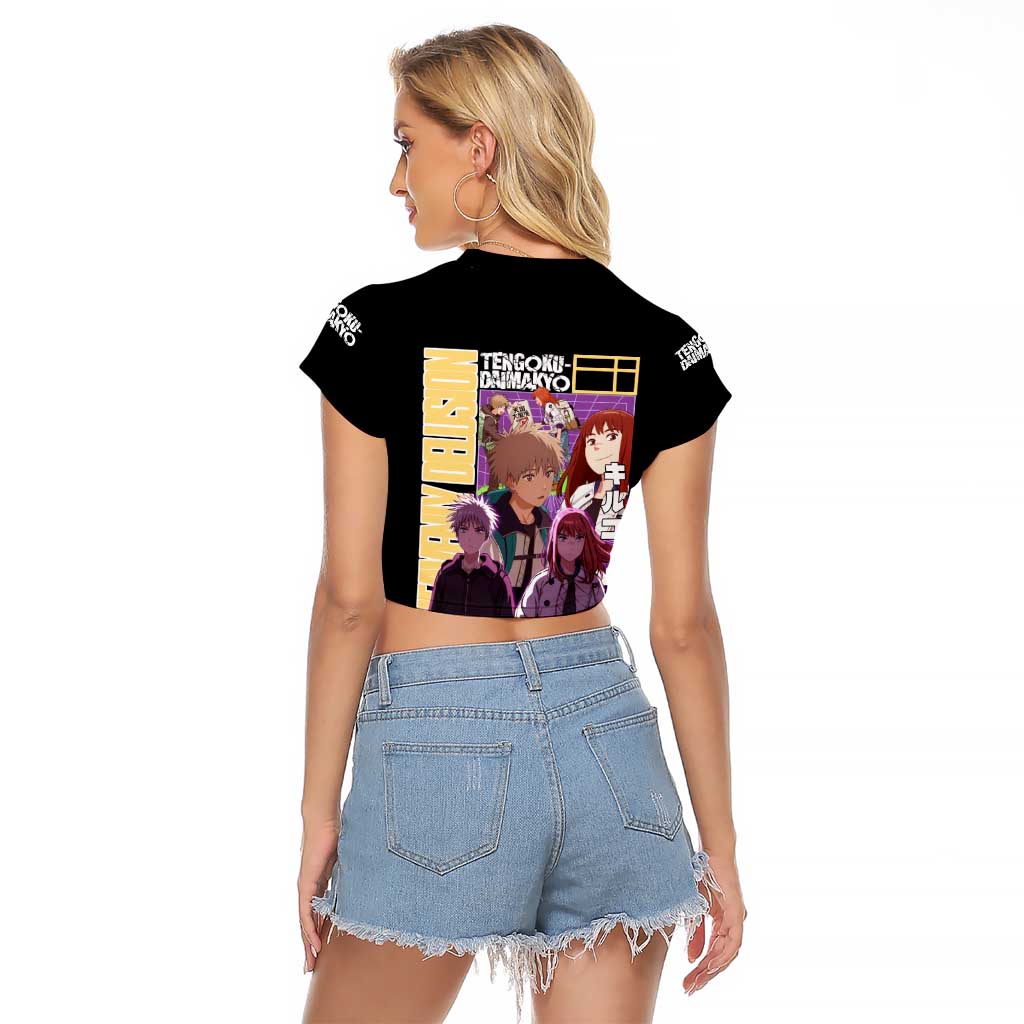 Heavenly Delusion Streetwear Raglan Cropped T Shirt Japan Anime Style - The Mazicc