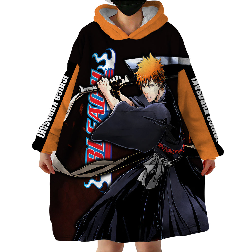 Ichigo Kurosaki Wearable Blanket Hoodie