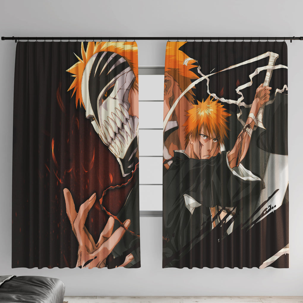 Ichigo Kurosaki Window Curtain