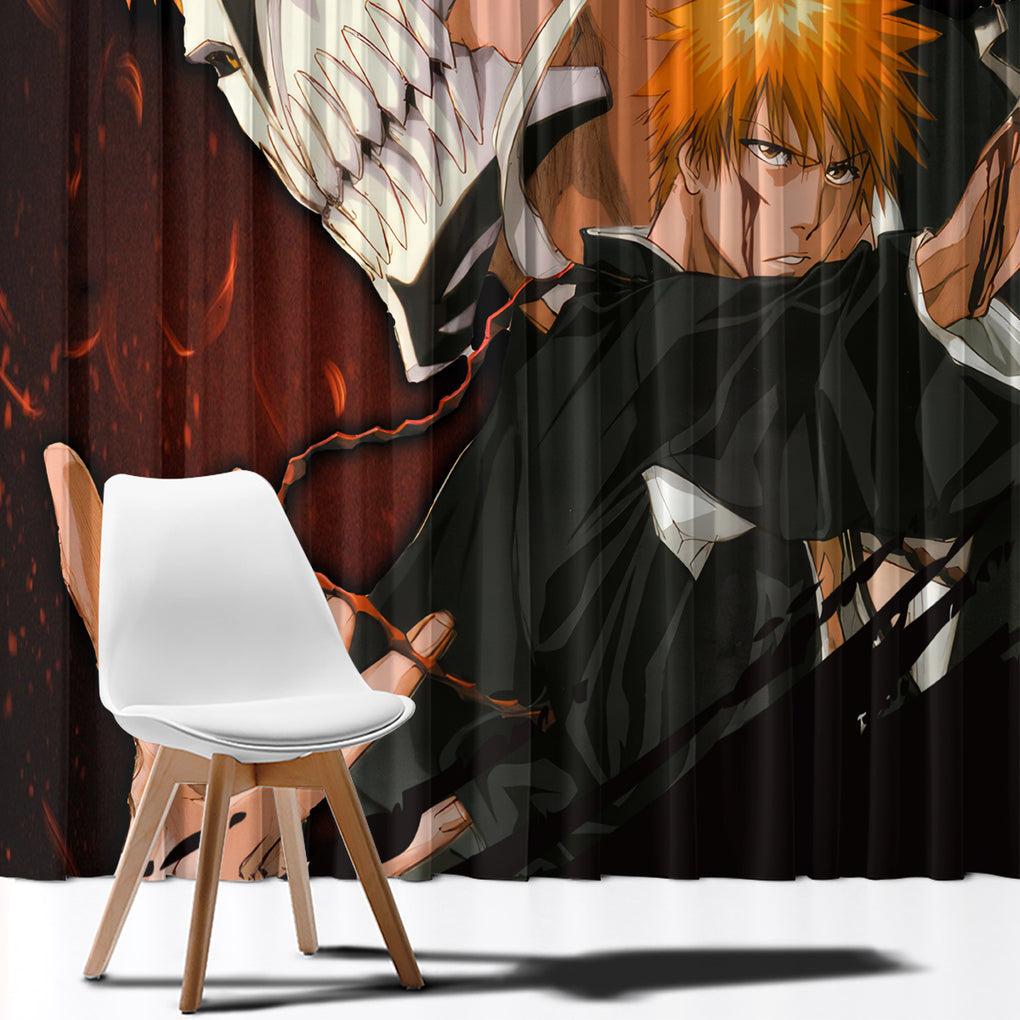 Ichigo Kurosaki Window Curtain