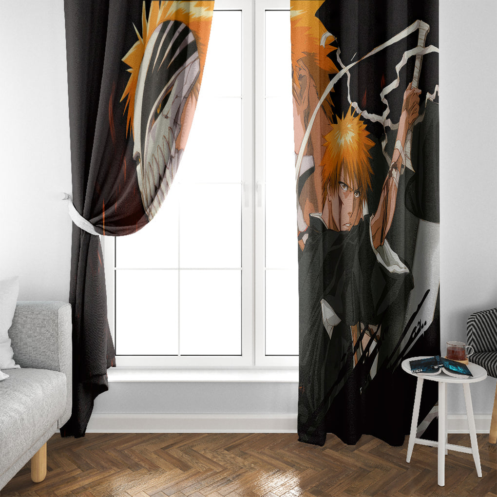 Ichigo Kurosaki Window Curtain