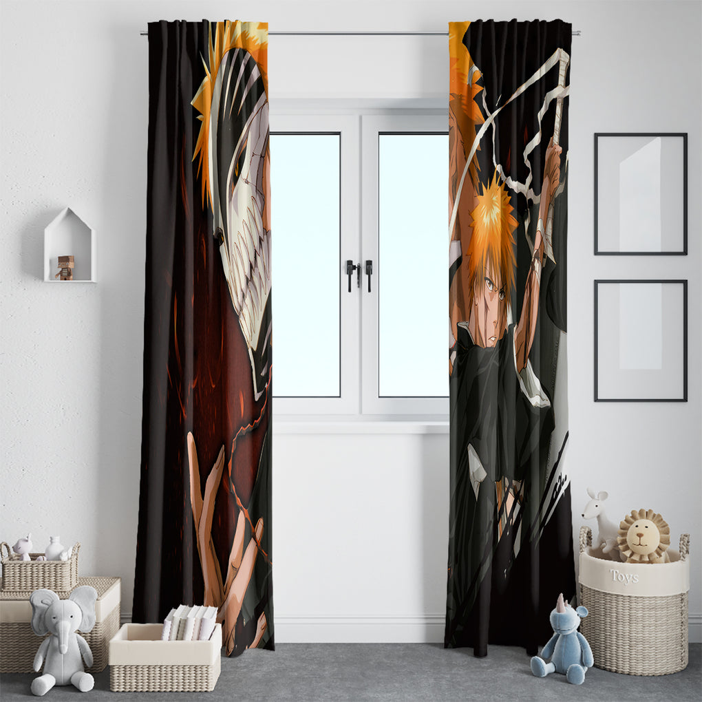 Ichigo Kurosaki Window Curtain