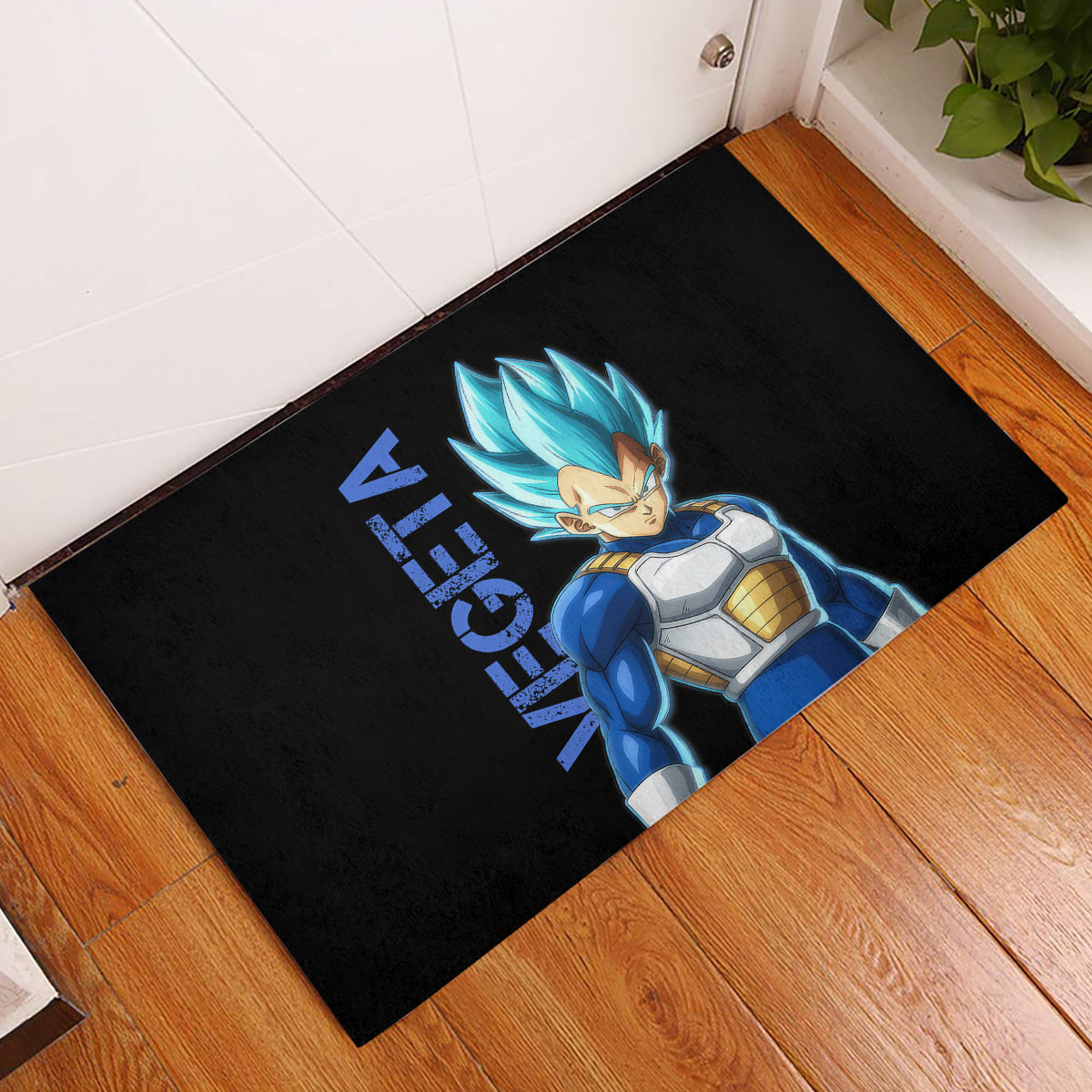 Vegeta Blue Dragon Ball Anime Rubber Doormat