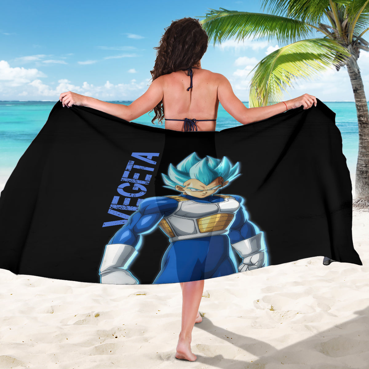 Vegeta Blue Dragon Ball Anime Sarong