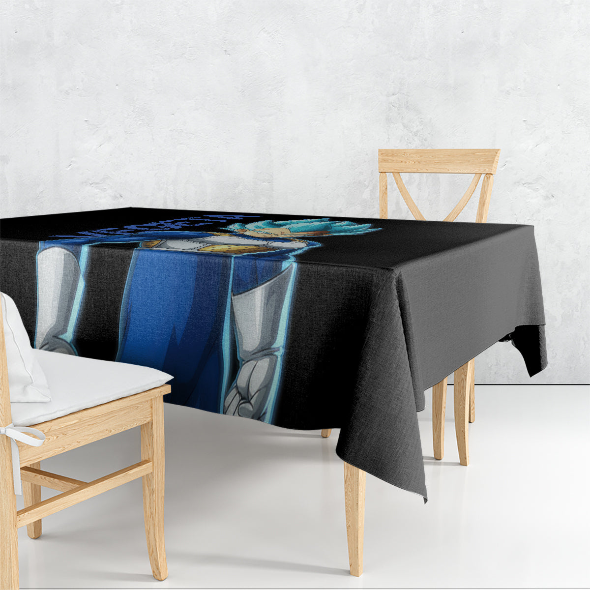 Vegeta Blue Dragon Ball Anime Tablecloth