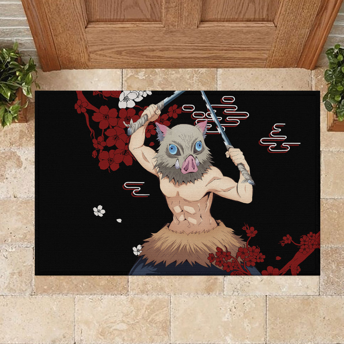 Inosuke Hashibira Rubber Doormat