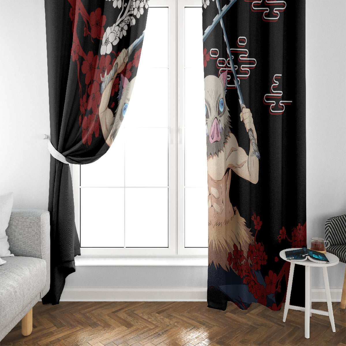 Inosuke Hashibira Window Curtain