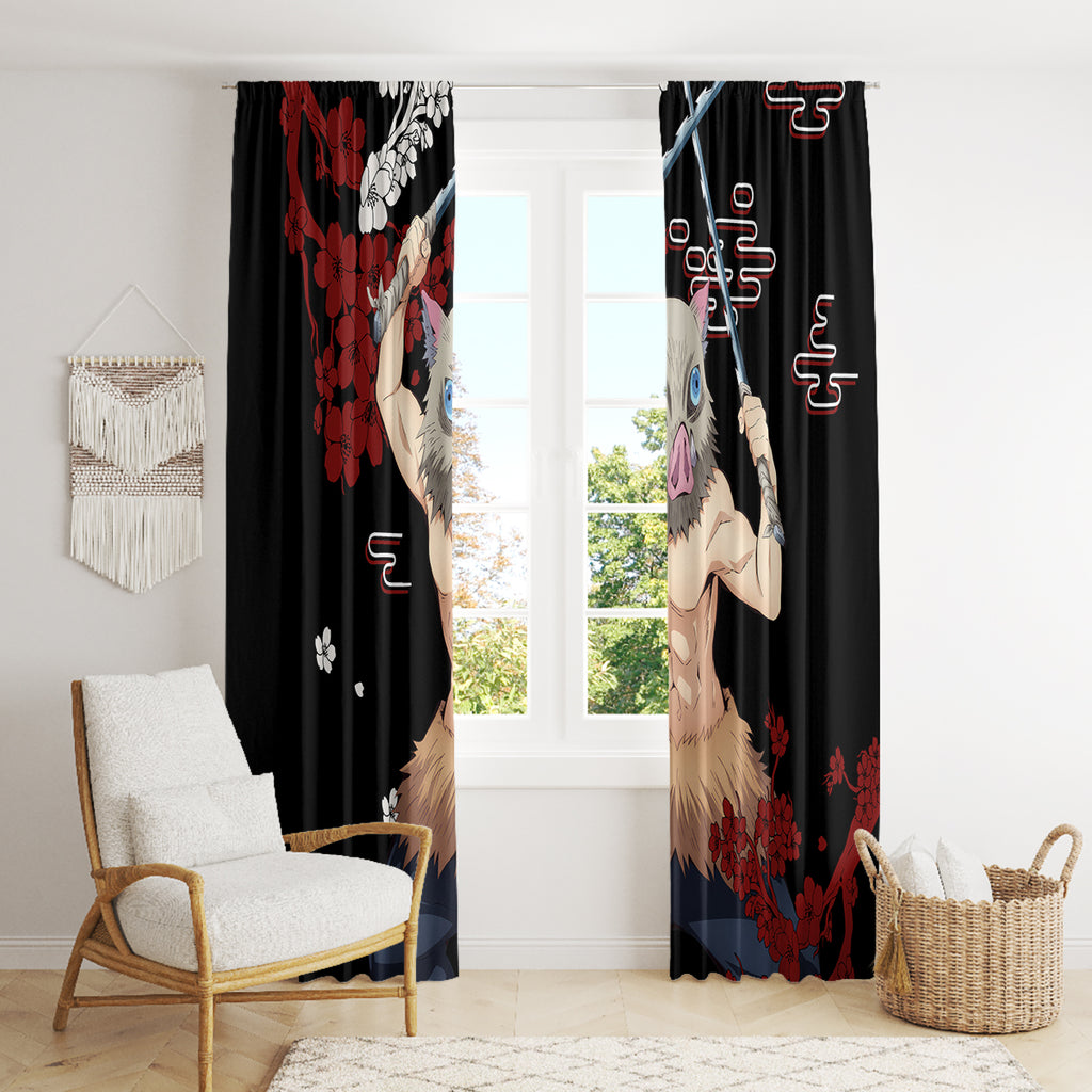Inosuke Hashibira Window Curtain