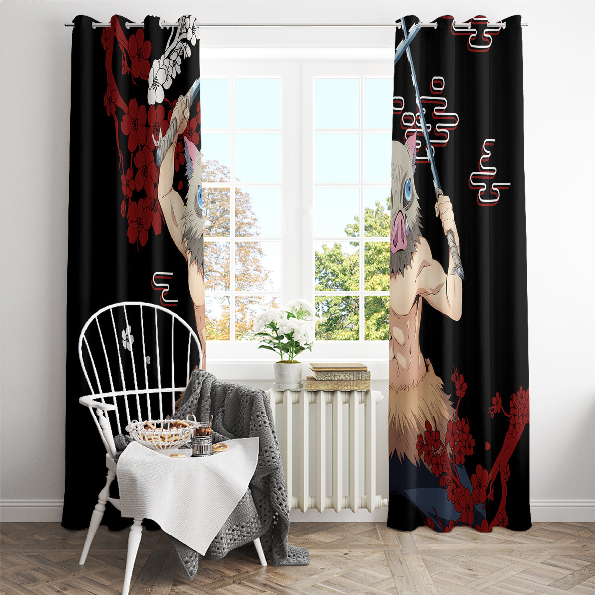 Inosuke Hashibira Window Curtain