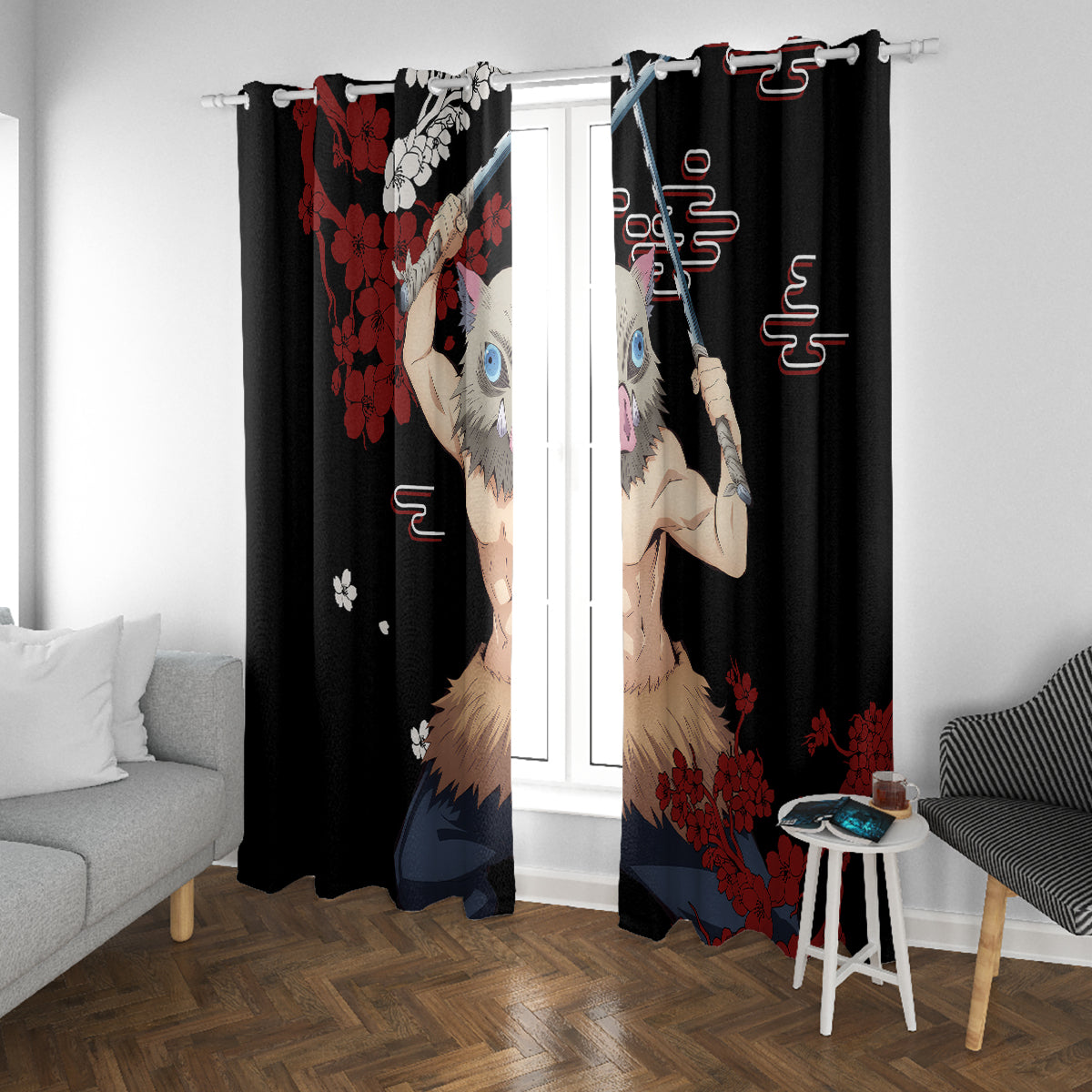Inosuke Hashibira Window Curtain