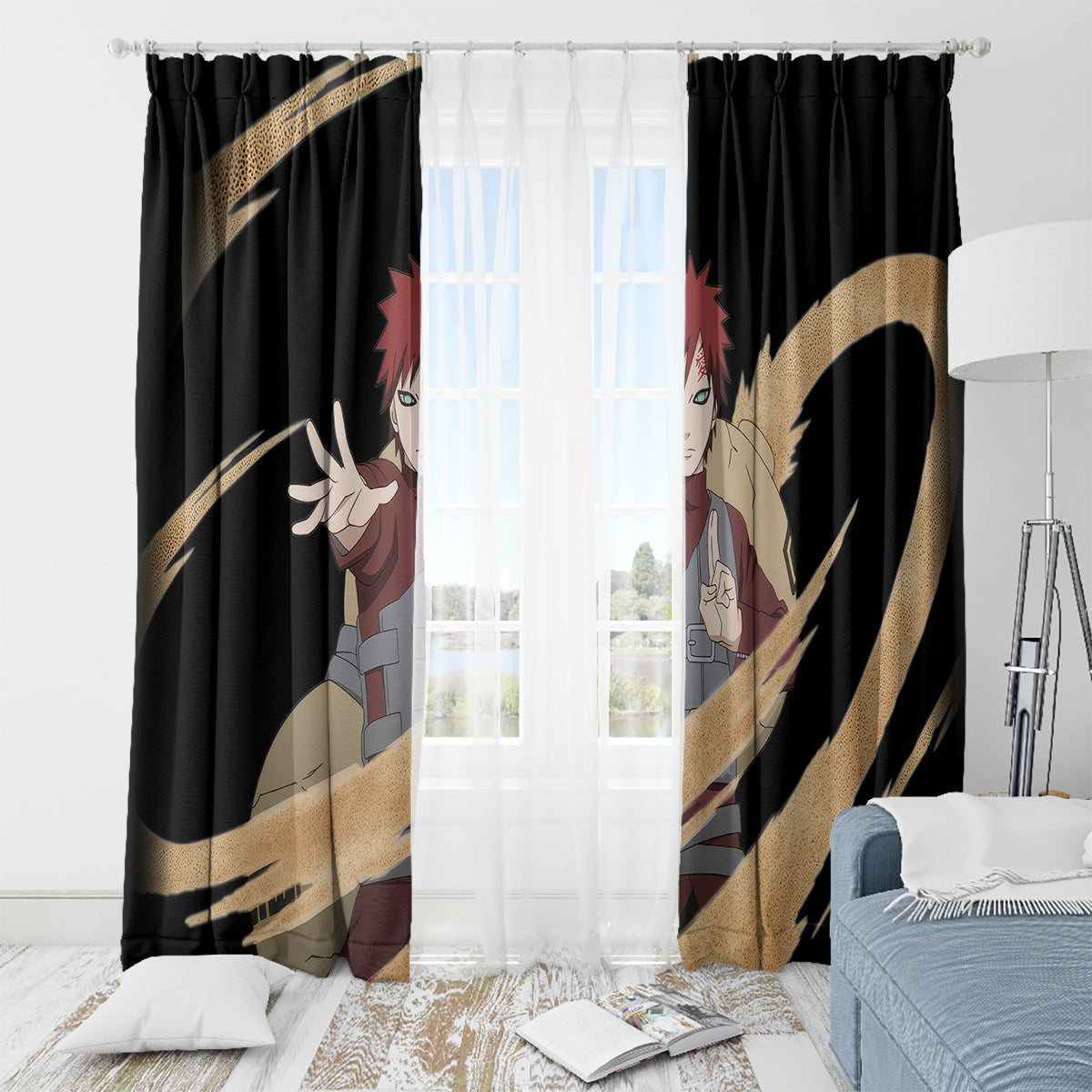 Gaara Window Curtain