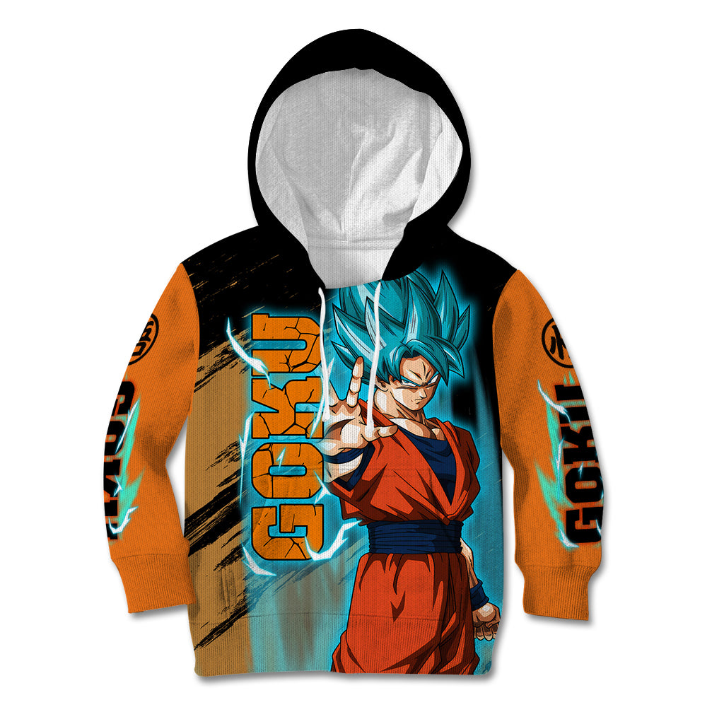 Goku Blue Anime - Dragon Ball Kid Hoodie