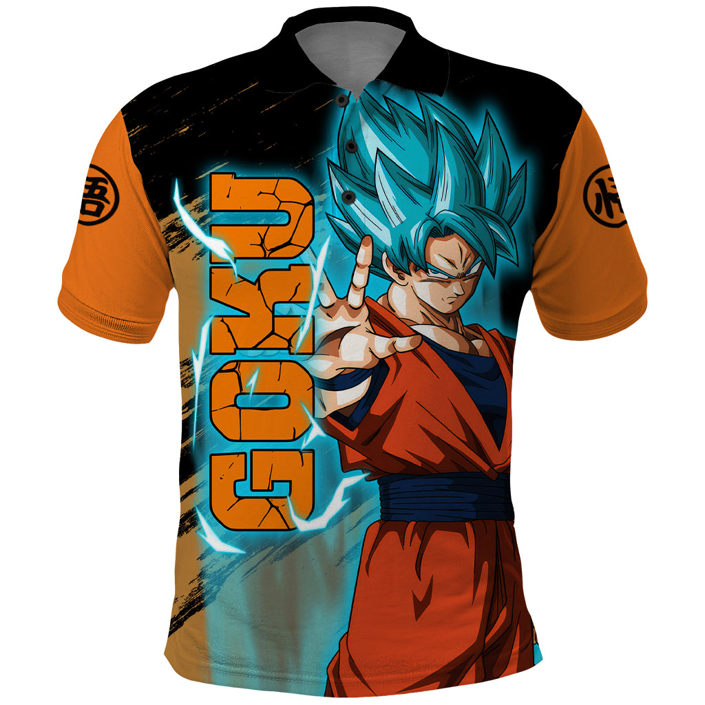 Goku Blue Anime - Dragon Ball Polo Shirt