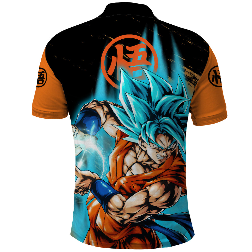 Goku Blue Anime - Dragon Ball Polo Shirt