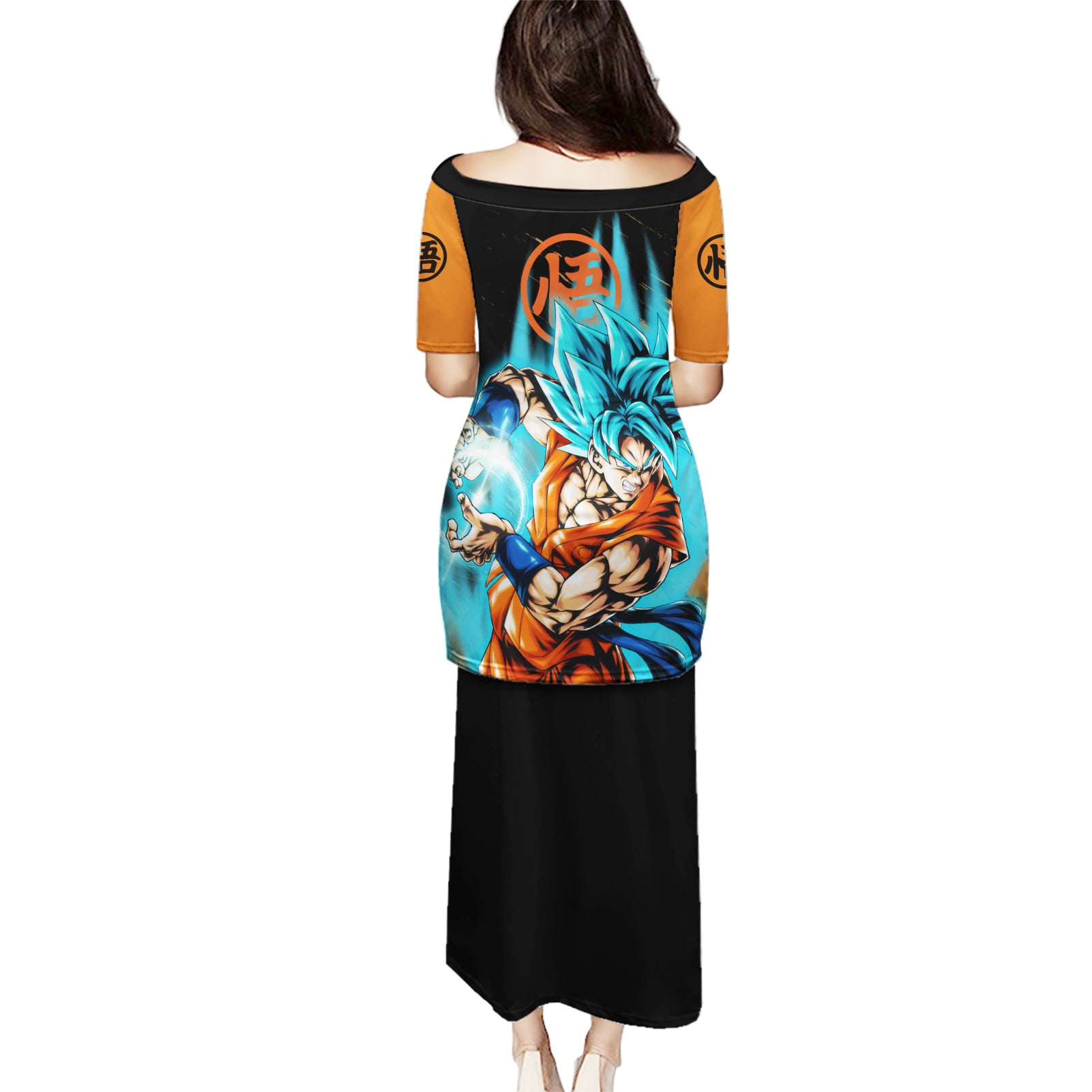 Goku Blue Anime - Dragon Ball Puletasi