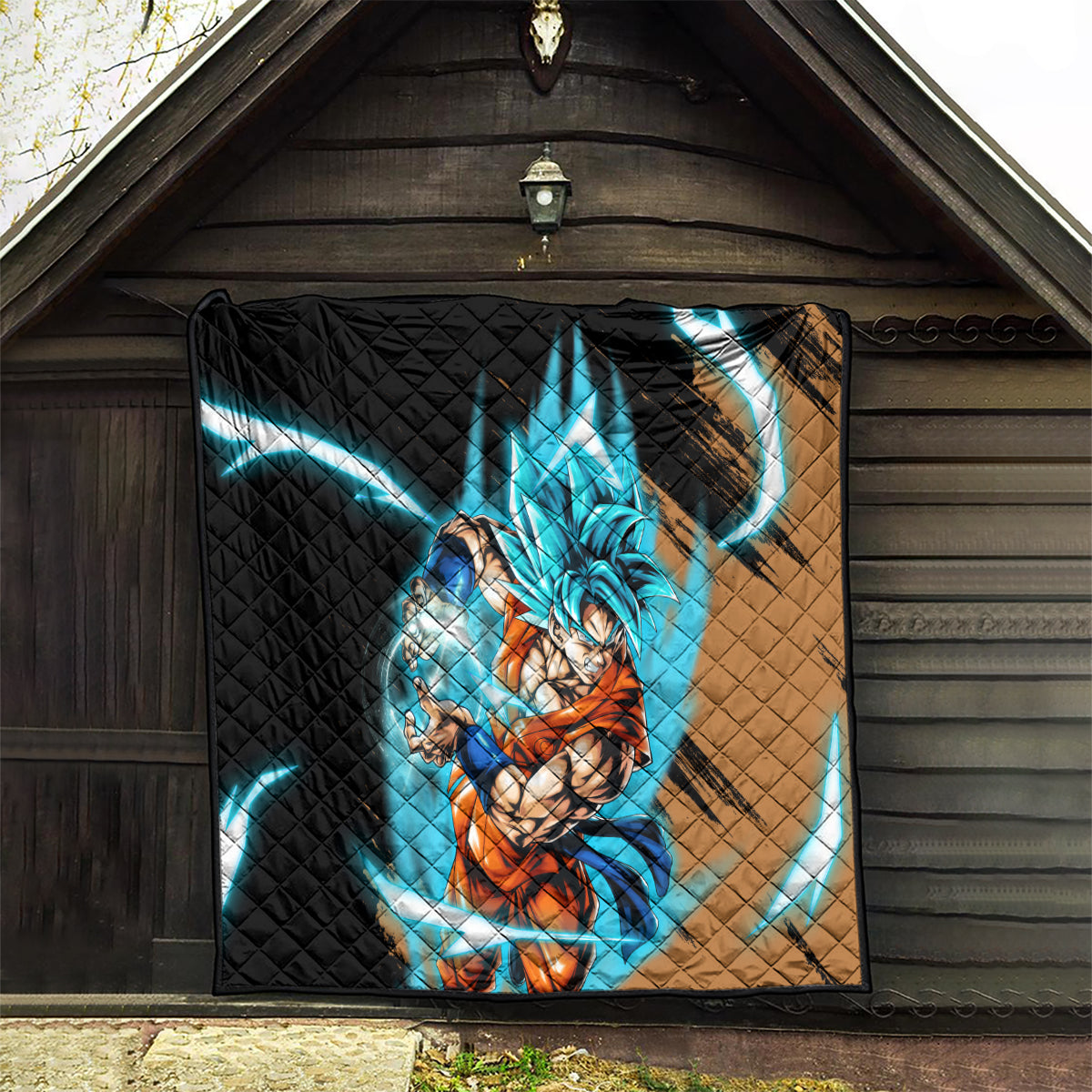 Goku Blue Anime - Dragon Ball Quilt