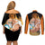 Master Roshi - Dragon Ball Couples Matching Off Shoulder Short Dress and Long Sleeve Button Shirt