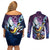 Whis - Dragon Ball Couples Matching Off Shoulder Short Dress and Long Sleeve Button Shirt