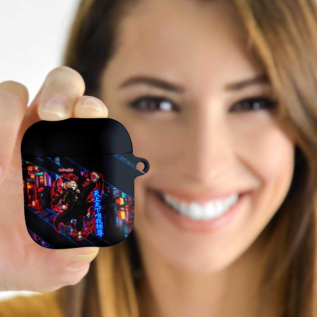 Sano Manjiro Mikey AirPods Case Neon Tokyo Gang Aesthetic Style