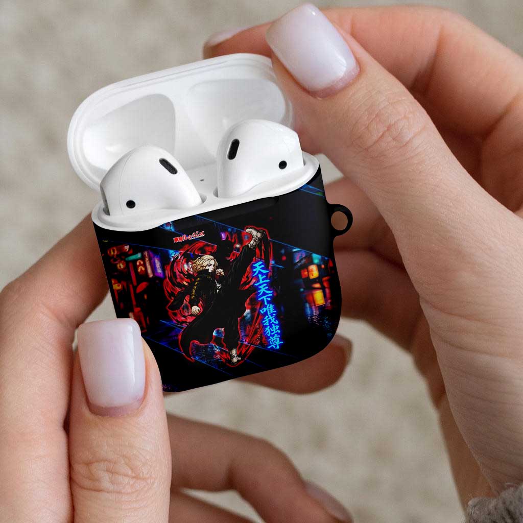 Sano Manjiro Mikey AirPods Case Neon Tokyo Gang Aesthetic Style