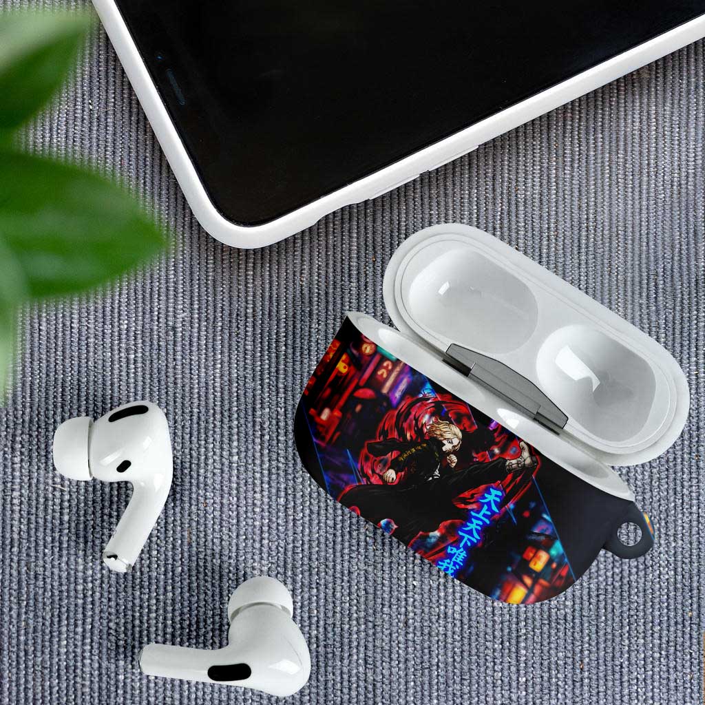 Sano Manjiro Mikey AirPods Case Neon Tokyo Gang Aesthetic Style