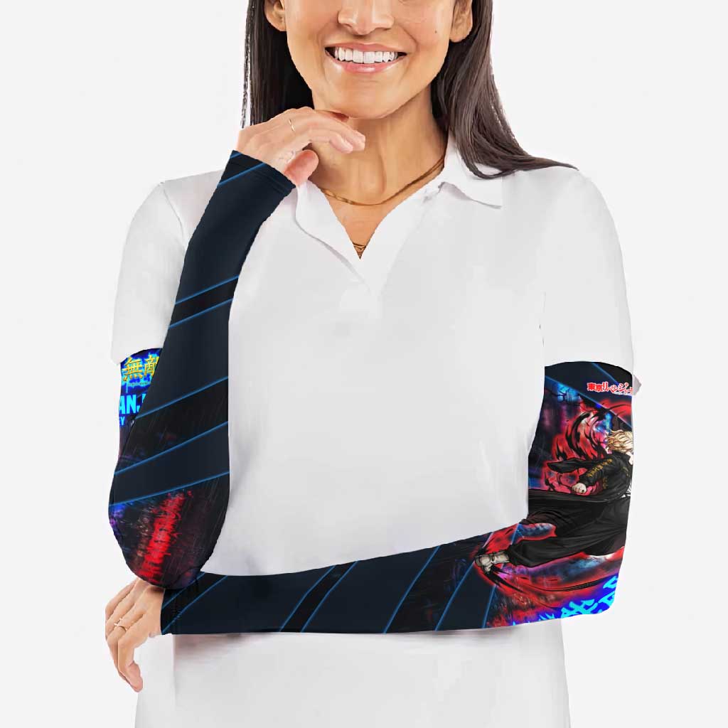Sano Manjiro Mikey Arm Sleeves Neon Tokyo Gang Aesthetic Style