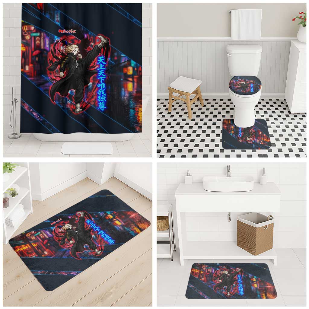 Sano Manjiro Mikey Bathroom Set Neon Tokyo Gang Aesthetic Style