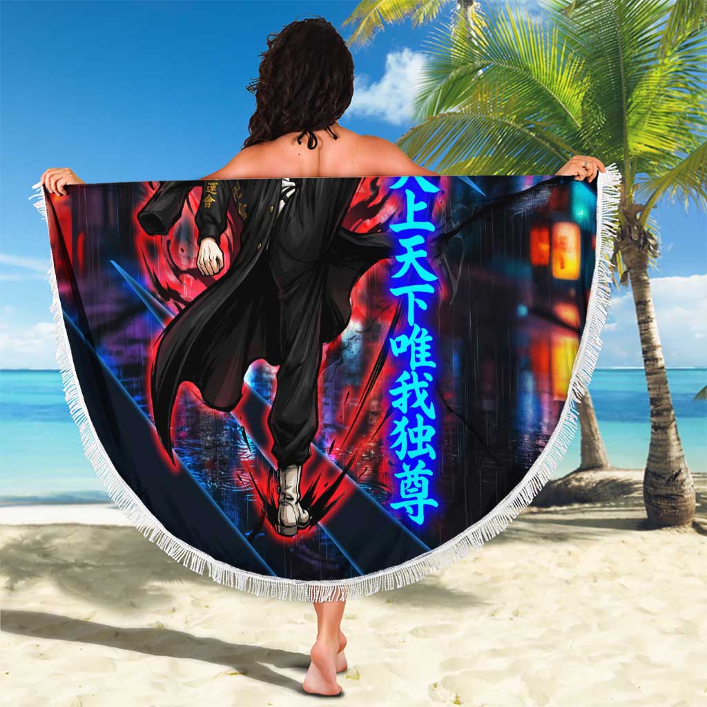 Sano Manjiro Mikey Beach Blanket Neon Tokyo Gang Aesthetic Style