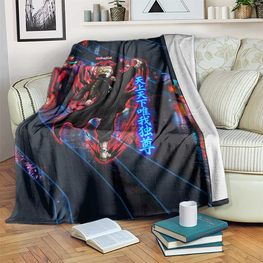 Sano Manjiro Mikey Blanket Neon Tokyo Gang Aesthetic Style