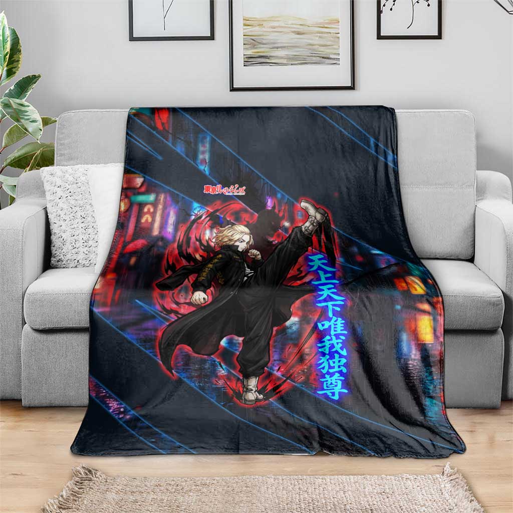 Sano Manjiro Mikey Blanket Neon Tokyo Gang Aesthetic Style
