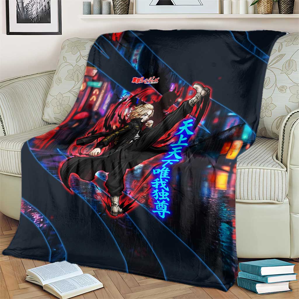 Sano Manjiro Mikey Blanket Neon Tokyo Gang Aesthetic Style
