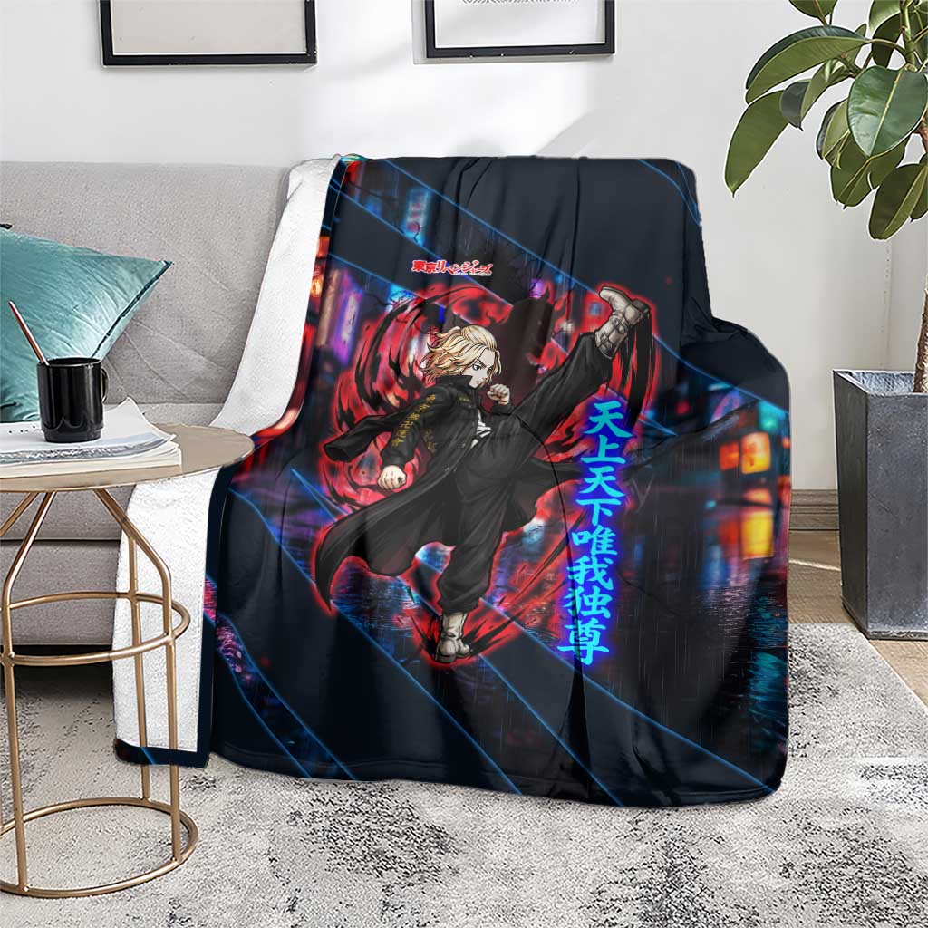 Sano Manjiro Mikey Blanket Neon Tokyo Gang Aesthetic Style