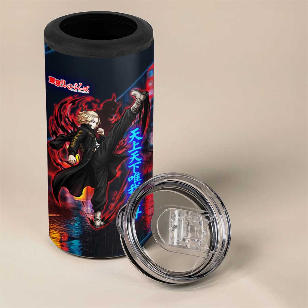 Sano Manjiro Mikey 4 in 1 Can Cooler Tumbler Neon Tokyo Gang Aesthetic Style