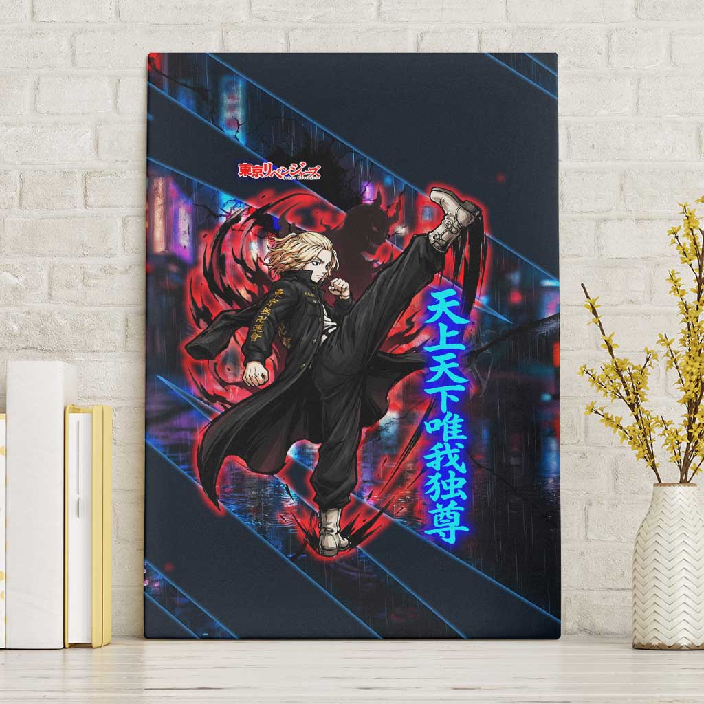 Sano Manjiro Mikey Canvas Wall Art Neon Tokyo Gang Aesthetic Style