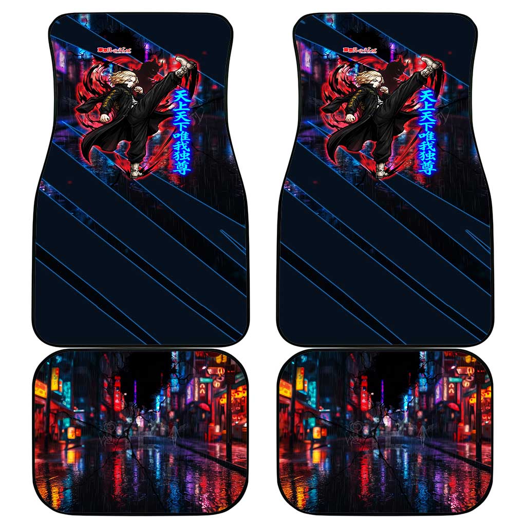 Sano Manjiro Mikey Car Mats Neon Tokyo Gang Aesthetic Style