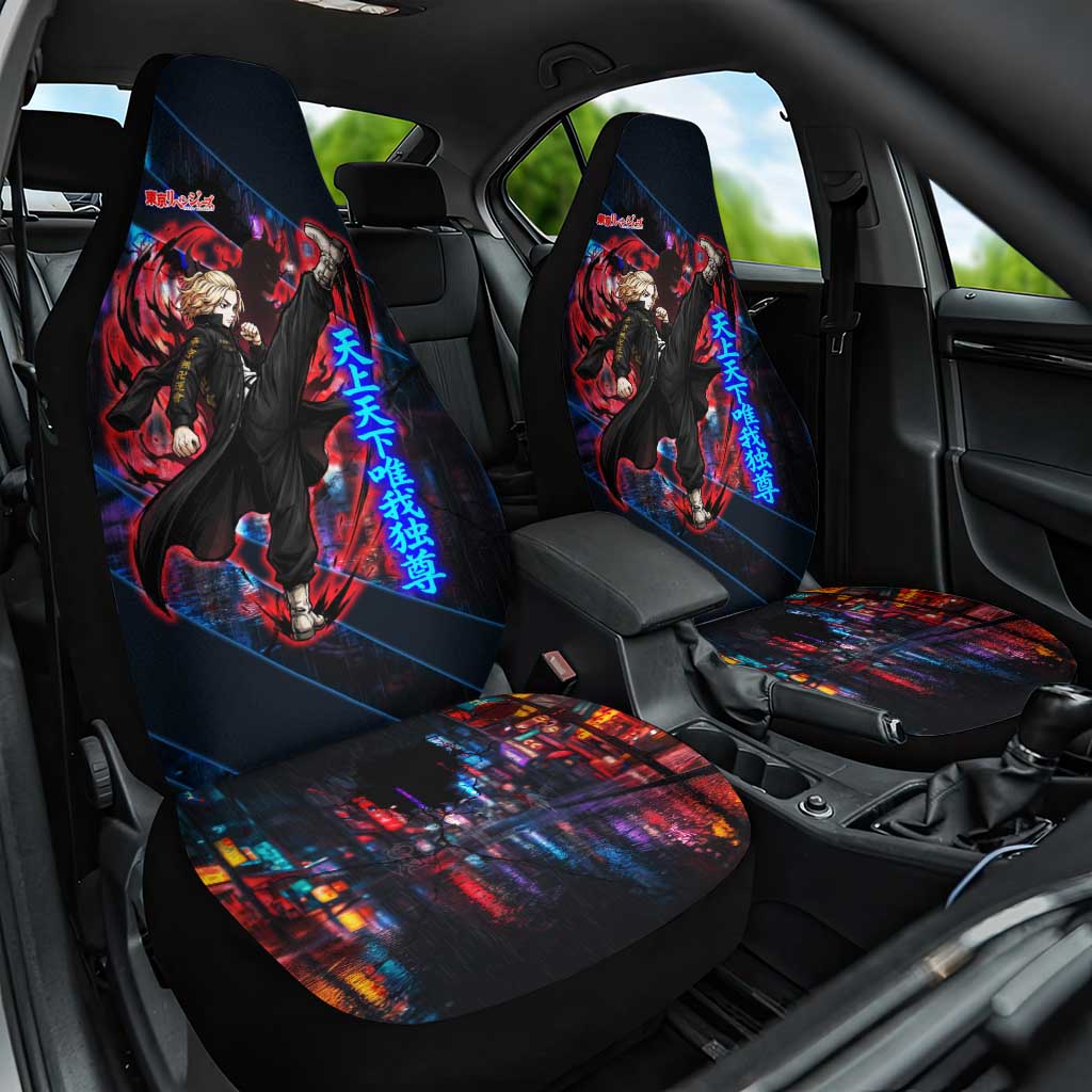 Sano Manjiro Mikey Car Seat Cover Neon Tokyo Gang Aesthetic Style