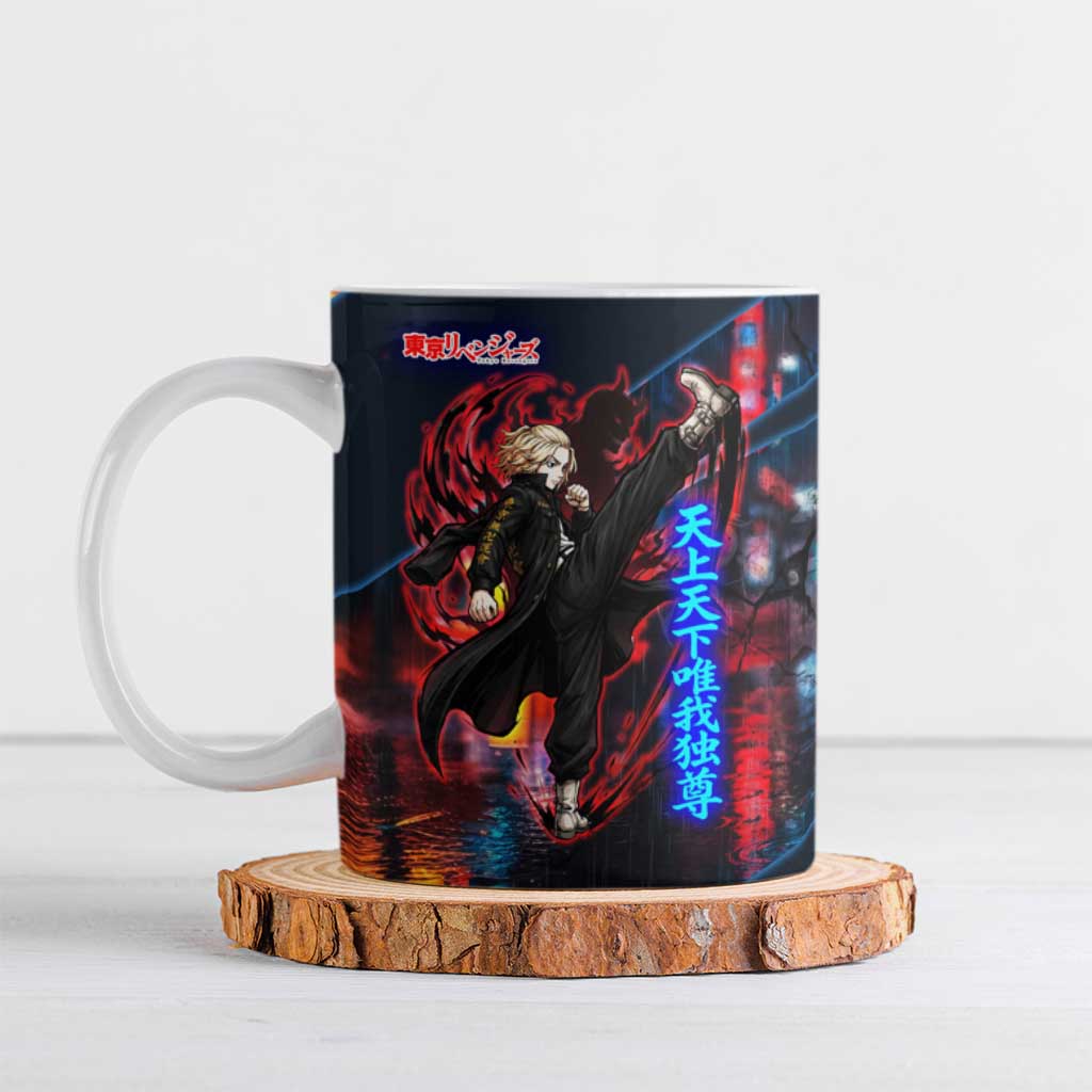 Sano Manjiro Mikey Ceramic Mug Neon Tokyo Gang Aesthetic Style