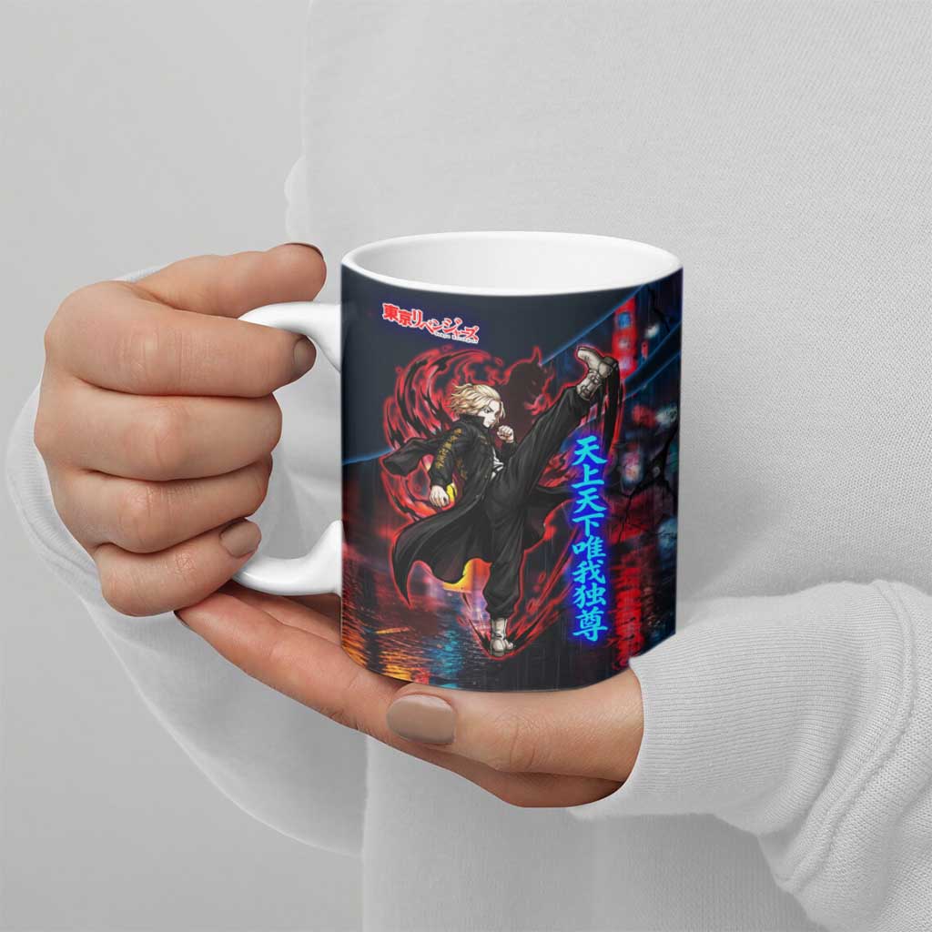 Sano Manjiro Mikey Ceramic Mug Neon Tokyo Gang Aesthetic Style