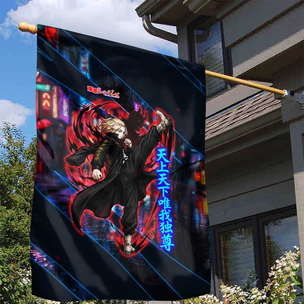 Sano Manjiro Mikey Garden Flag Neon Tokyo Gang Aesthetic Style