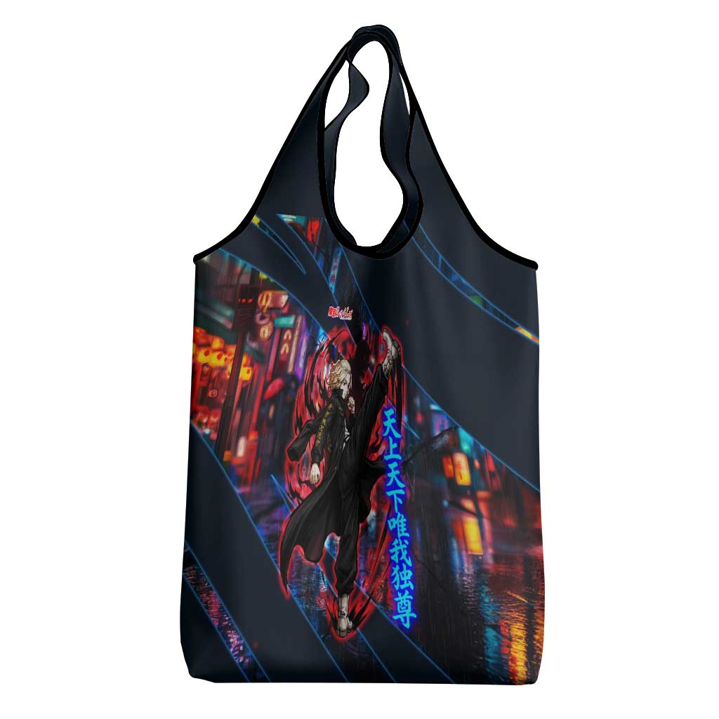 Sano Manjiro Mikey Grocery Bag Neon Tokyo Gang Aesthetic Style